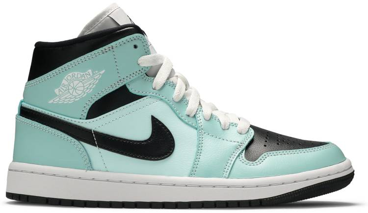 Wmns Air Jordan 1 Mid Aqua Black BQ6472-300